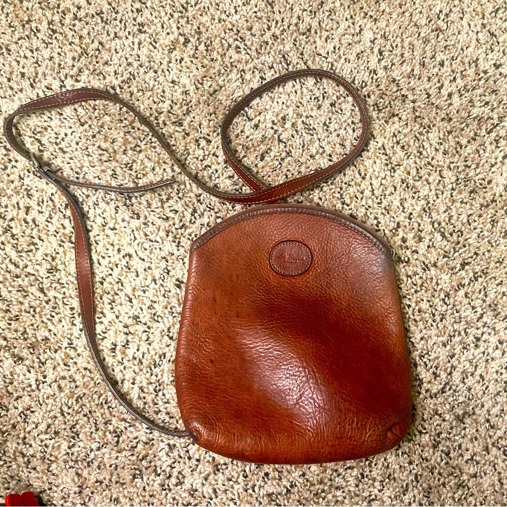 La Sella Roma small crossbody leather purse